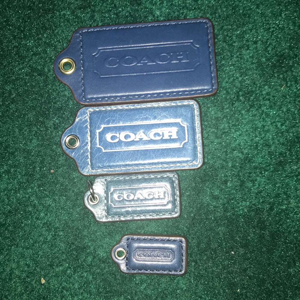 Leather navy tag